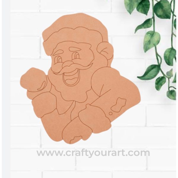 Christmas Santa Clause with Snow Ball Pre Marked Design 110