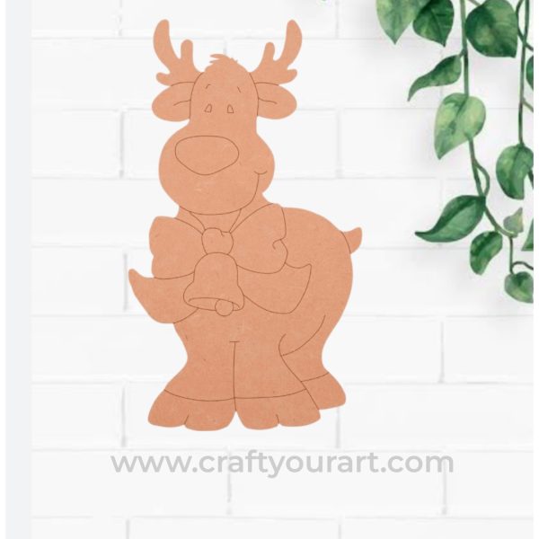 Christmas Santa Reindeer Pre Marked Design 114