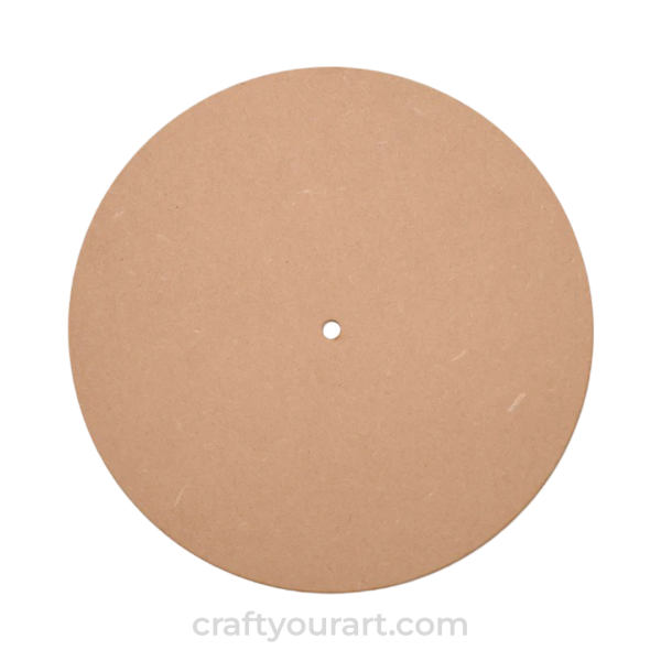 Round circle clock MDF base design 1