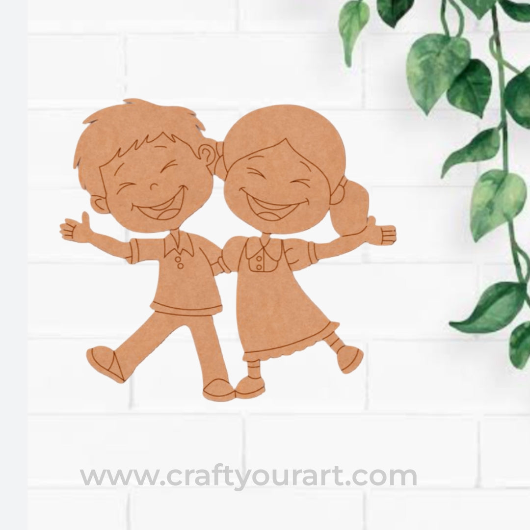 Brother sister Pre Marked MDF Design 27