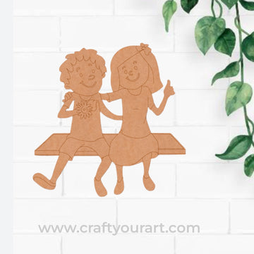 Brother sister Pre Marked MDF Design 28