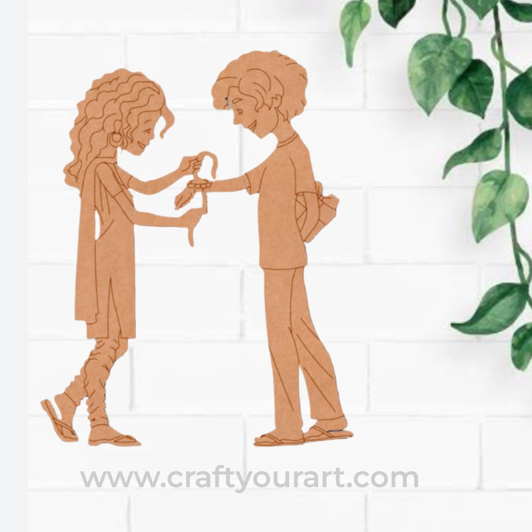 Brother sister Pre Marked MDF Design 33