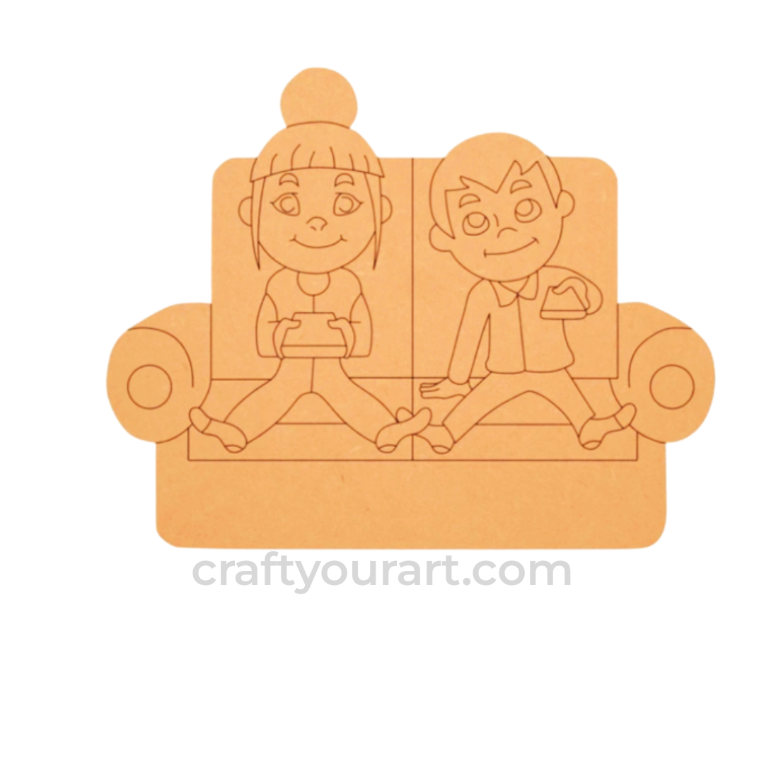 2 Layer Best Bro Trophy Cut Out MDF Design 30