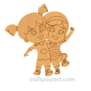 2 Layer Best Bro Trophy Cut Out MDF Design 31
