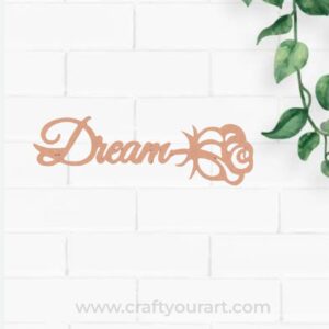 dream Bookmark MDF Design 54