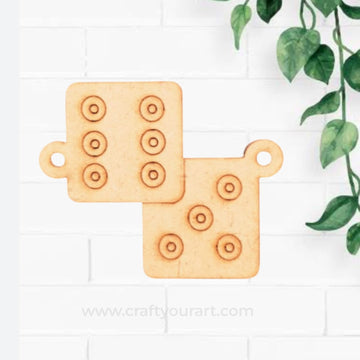 Premium MDF Rakhi bases for DIY Rakhi making 75
