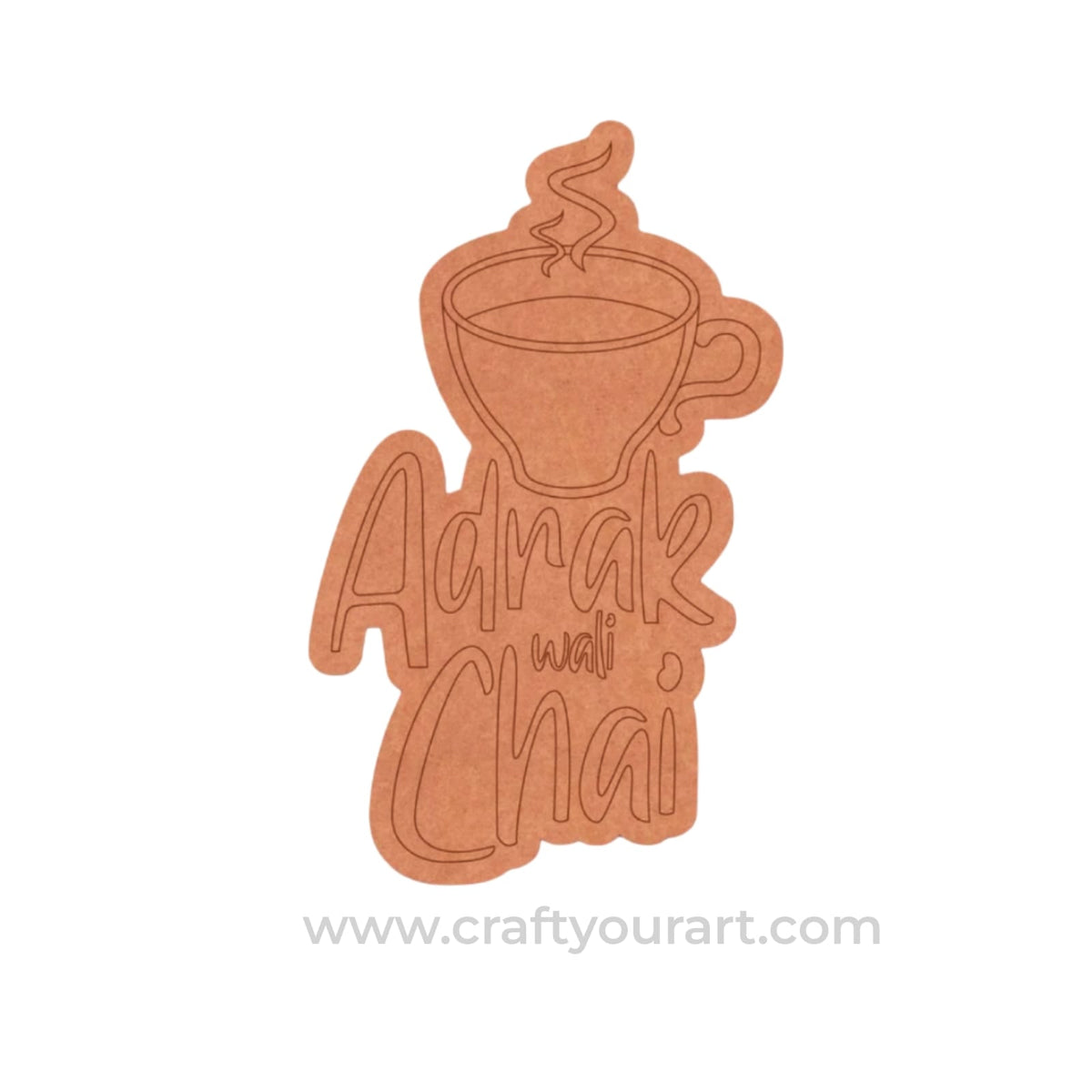 Adrak Wali Chai Pre Marked Base MDF Design 1