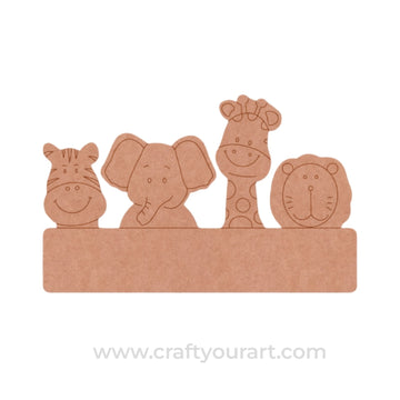 Animals Pre Marked Base MDF Design 1