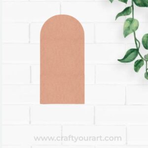 arch Nameplate MDF Design 3