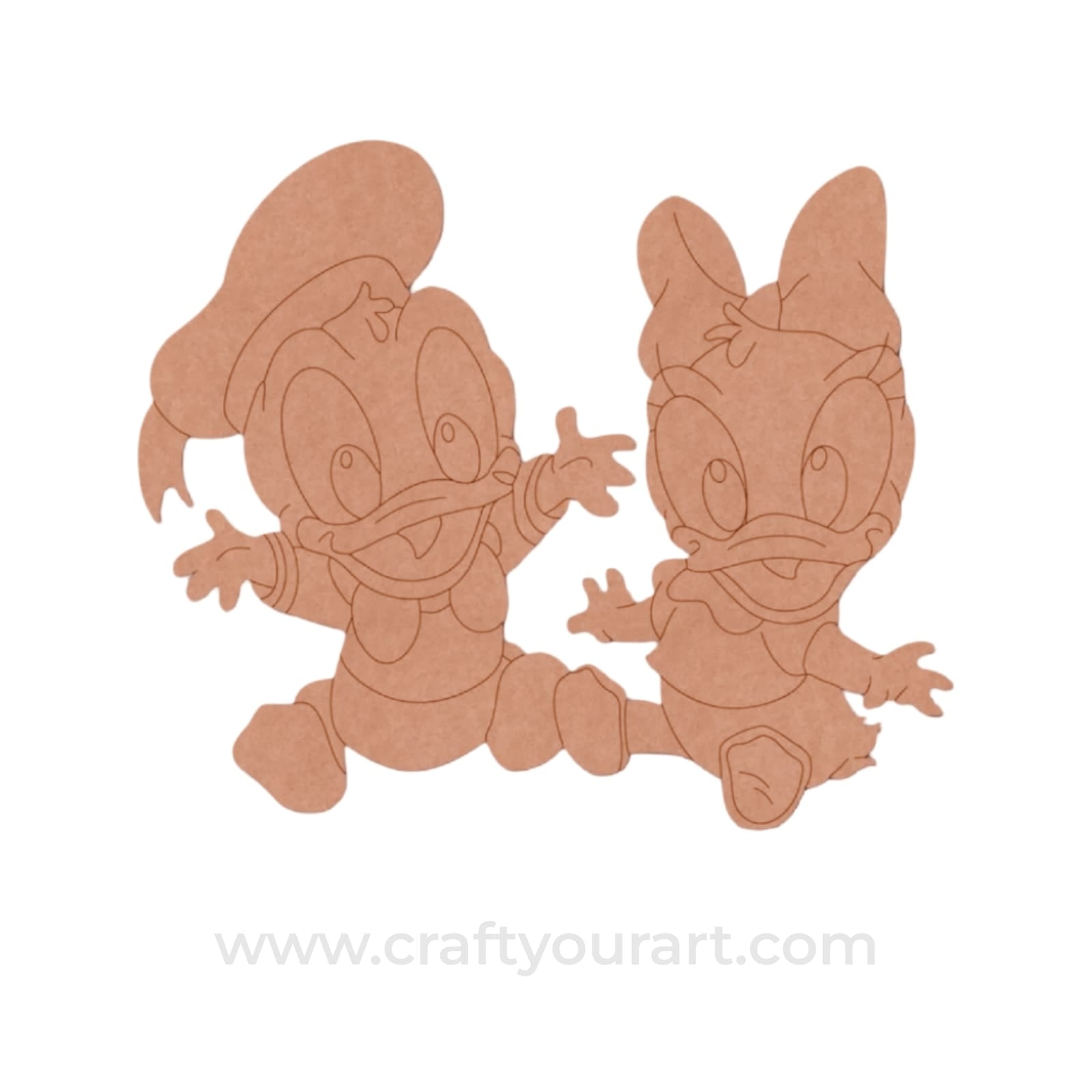 Baby Donald Ducks Pre Marked MDF Design 1