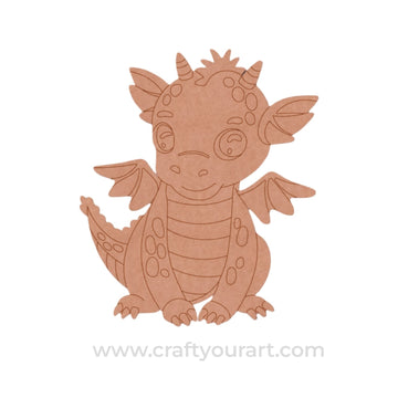 Baby Dragon Pre Marked MDF Design 2