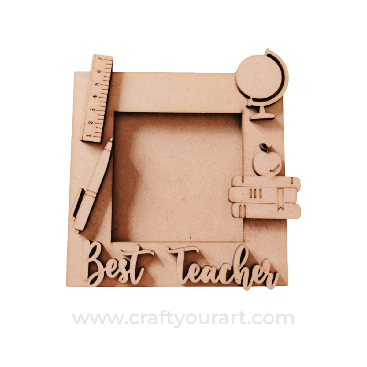 Best Teacher Photo Frame MDF Design 1