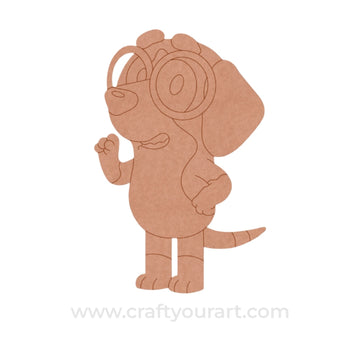 Bluey Dog Cartoon Pre Marked MDF Design 2