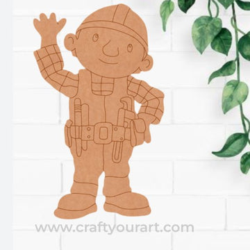 Bob The Builder Pre Marked MDF Design 2