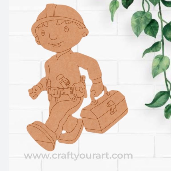 Bob The Builder Pre Marked MDF Design 3