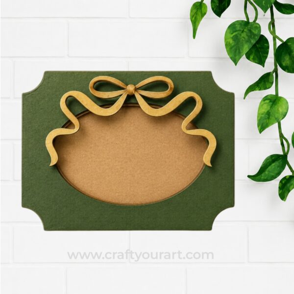 Bow Mini Photo Frame MDF Design 2