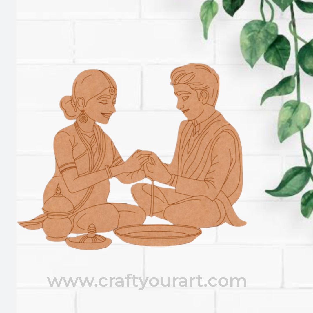 Brother sister Pre Marked MDF Design 