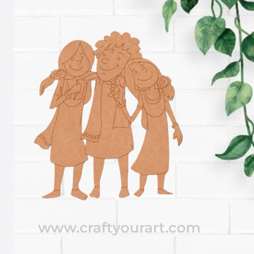 Brother sister Pre Marked MDF Design 14