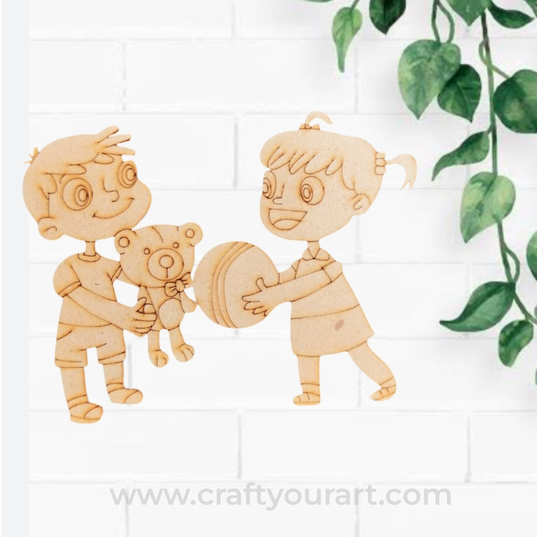 Brother sister Pre Marked MDF Design 20