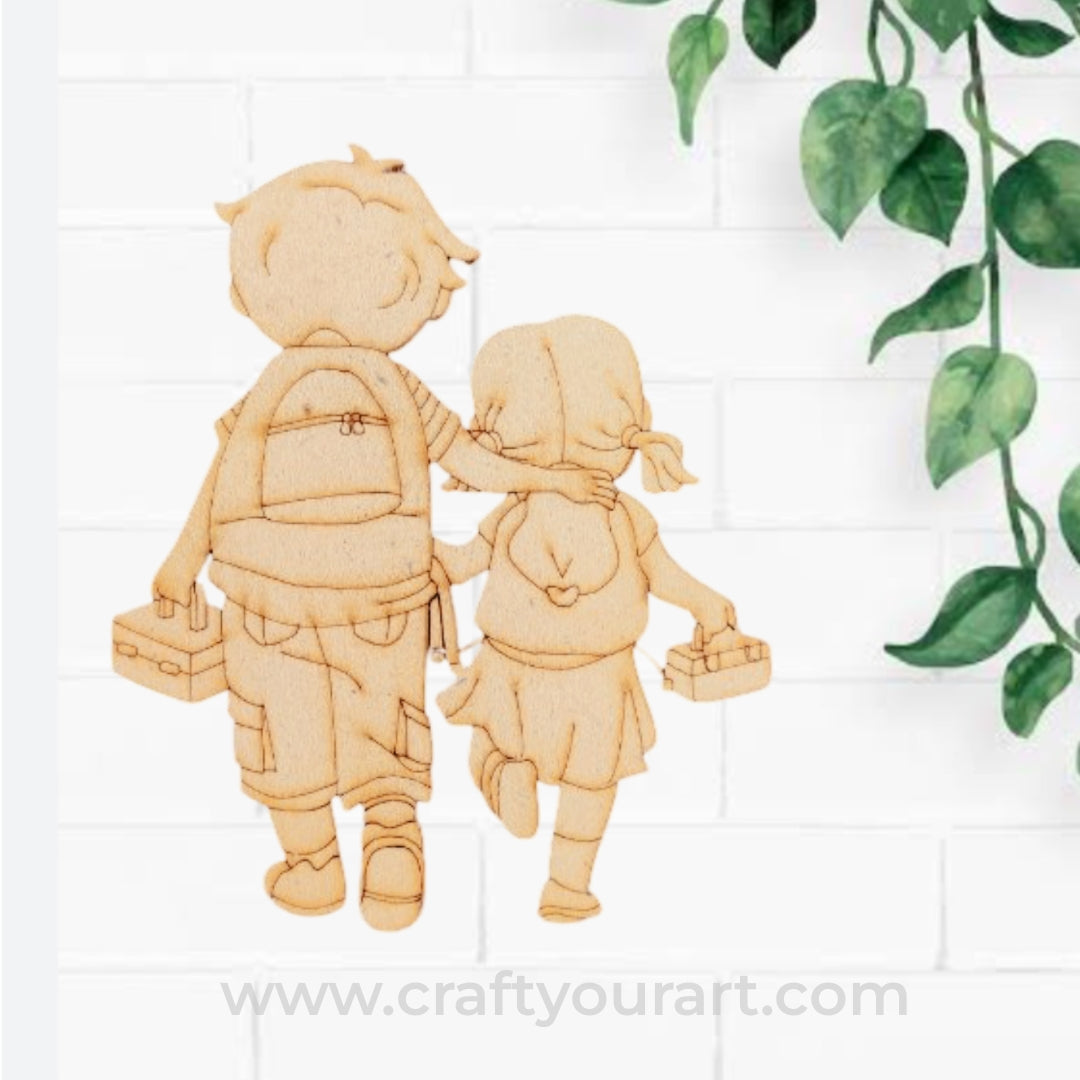 Brother sister Pre Marked MDF Design 24