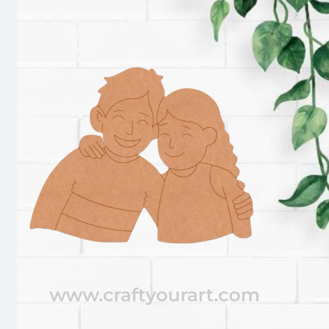 Brother sister Pre Marked MDF Design 8