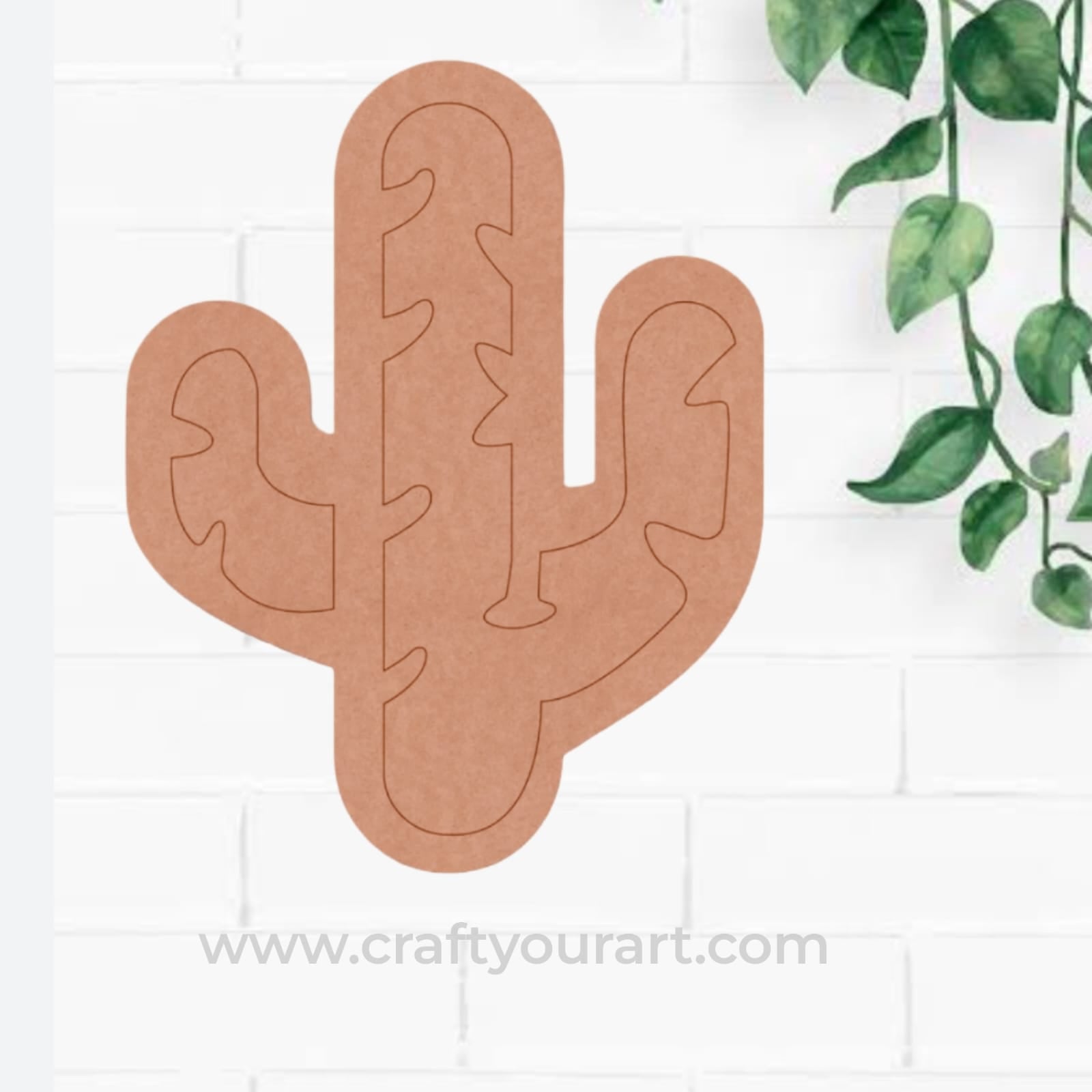 Cactus Pre Marked MDF Design 3