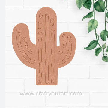 Cactus Pre Marked MDF Design 4