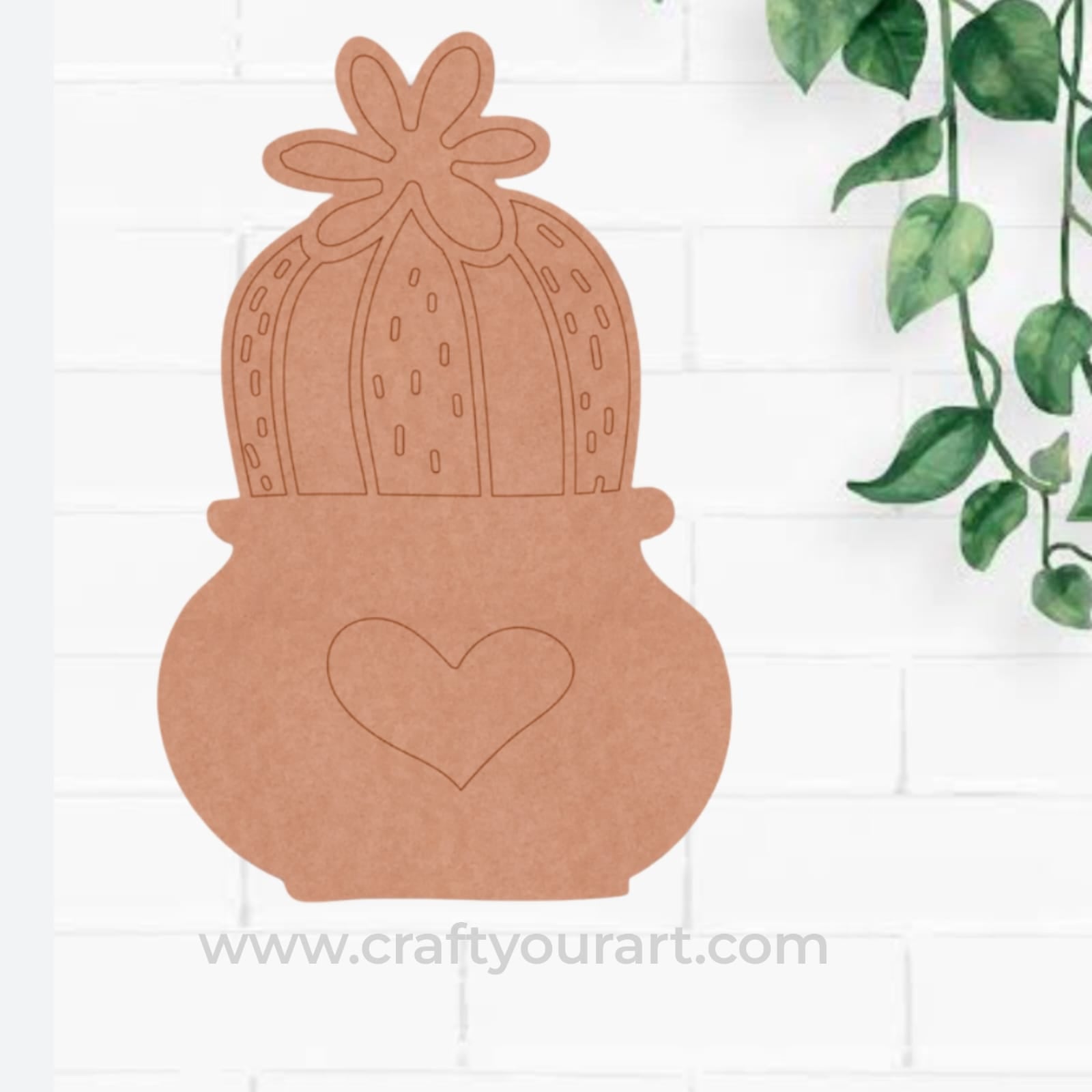 Cactus Pre Marked MDF Design 5
