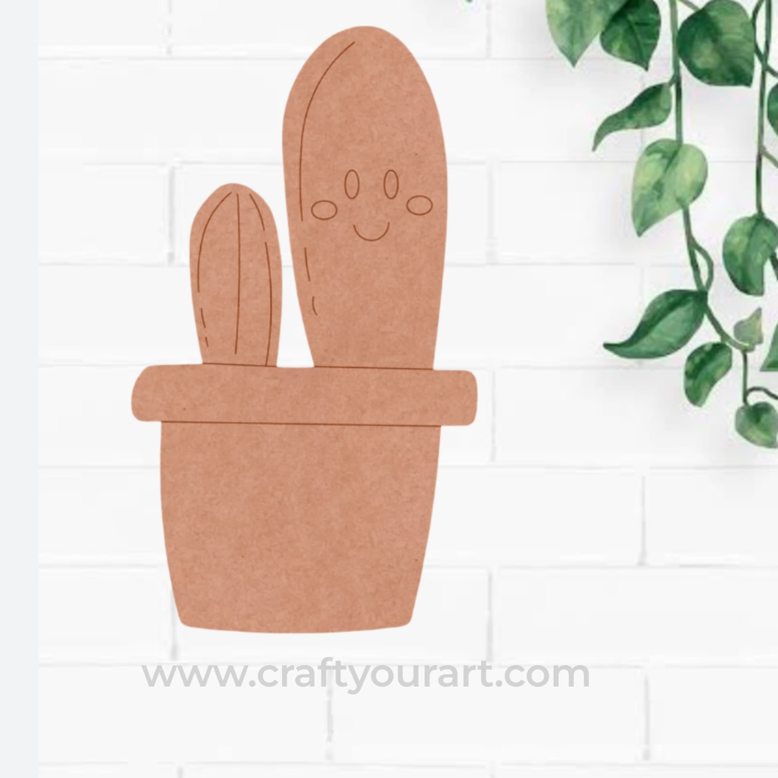 Cactus Pre Marked MDF Design 7