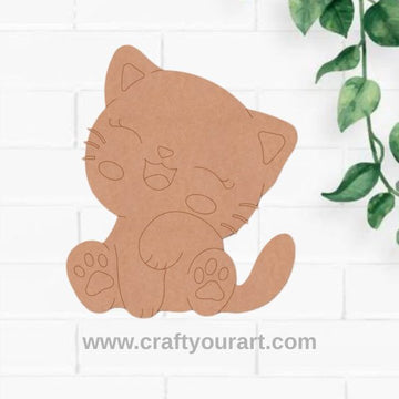 Cat Pre Marked MDF Design 23