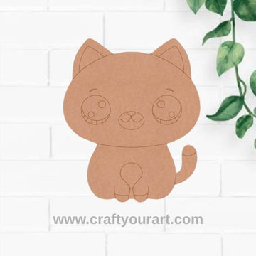 Cat Pre Marked MDF Design 25