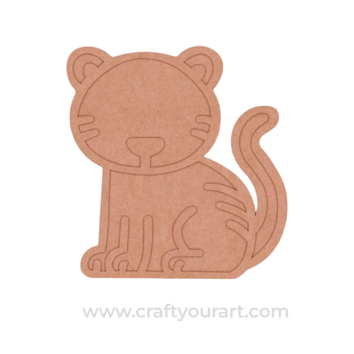 Cat Mosaic Art MDF Design 1