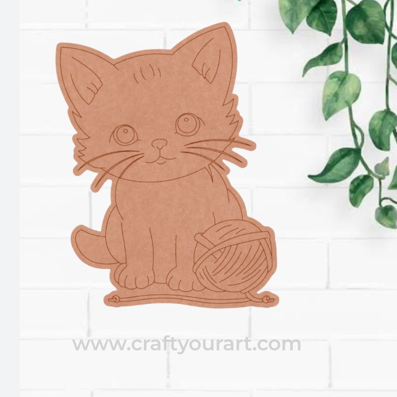Cat Pre Marked MDF Design 28
