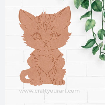 Cat Pre Marked MDF Design 30