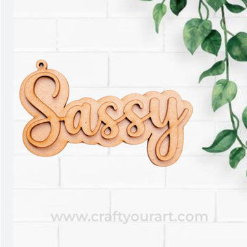 Celebrating Women Keychain Base Sassy 12