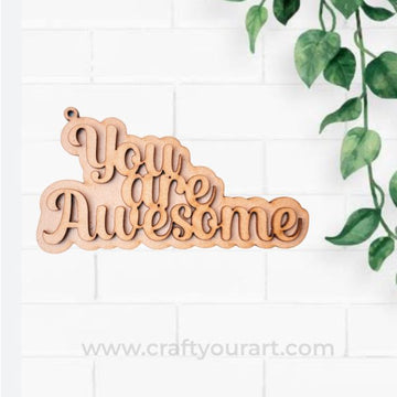Celebrating Women Keychain Base You Are Awesome 15