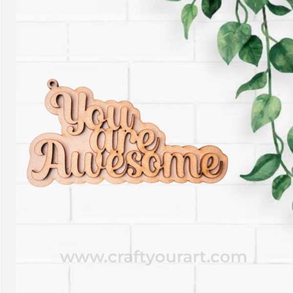 Celebrating Women Keychain Base You Are Awesome 15