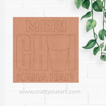 Chai Pre Marked Base MDF Design 1