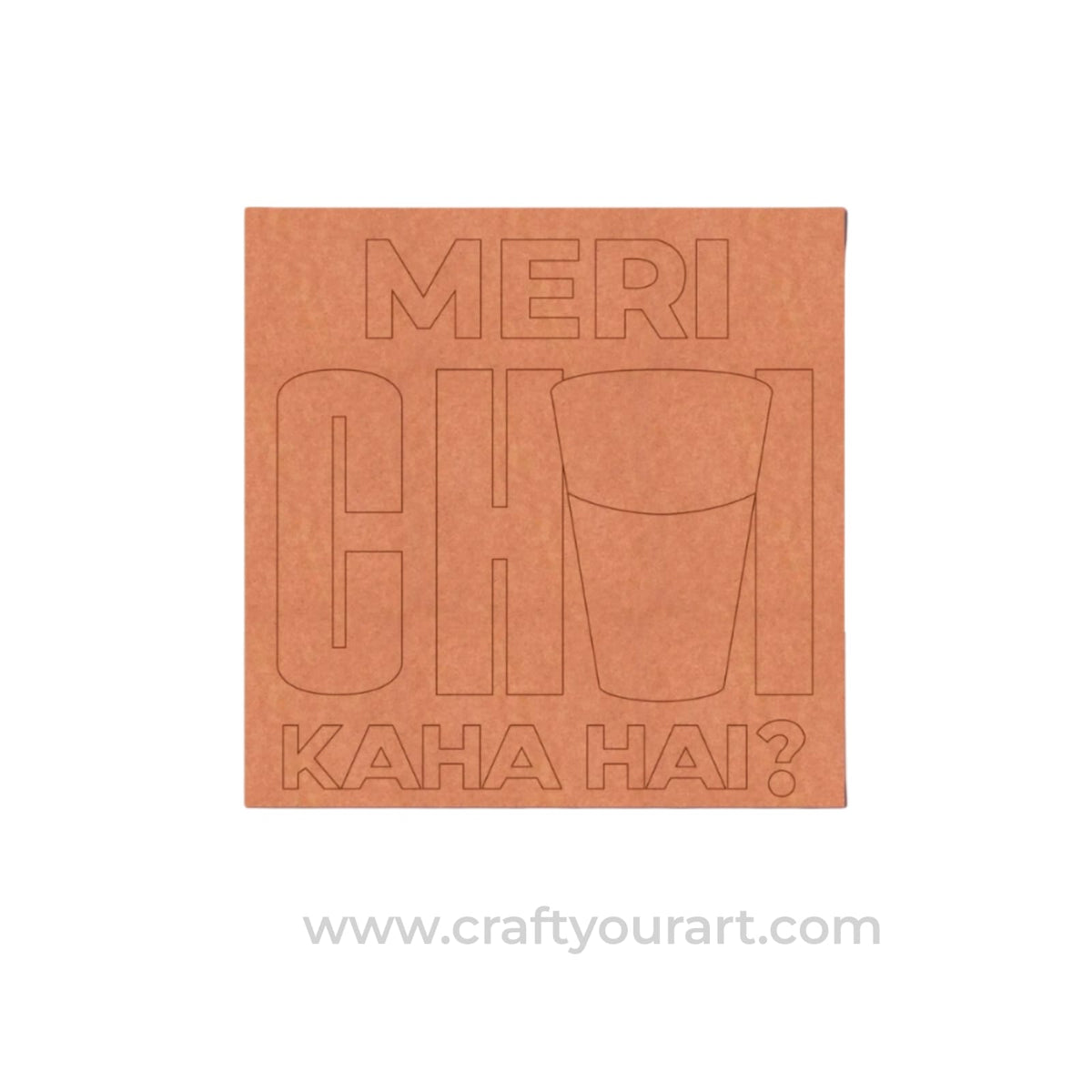 Chai Pre Marked Base MDF Design 1