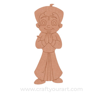 Chhota Bheem Pre Marked MDF Design 1