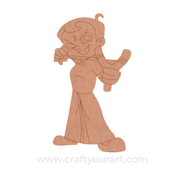 Chhota Bheem Pre Marked MDF Design 4