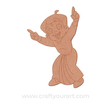 Chhota Bheem Pre Marked MDF Design 6