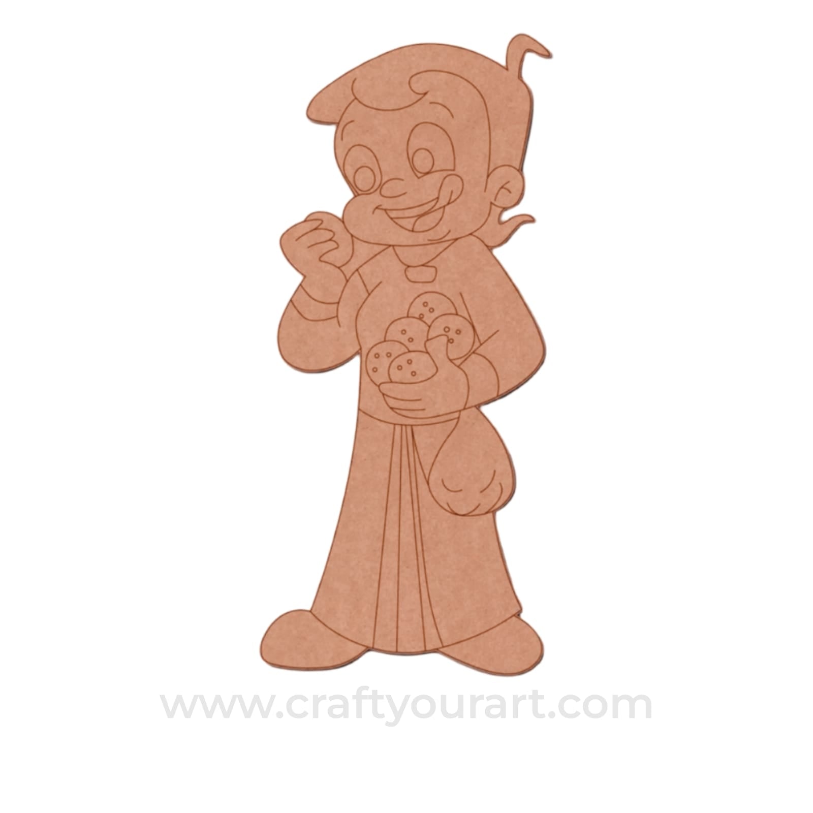 Chhota Bheem Pre Marked MDF Design 7