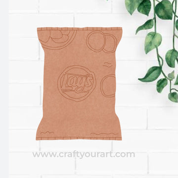 Chips Packet Pre Marked MDF Design 1