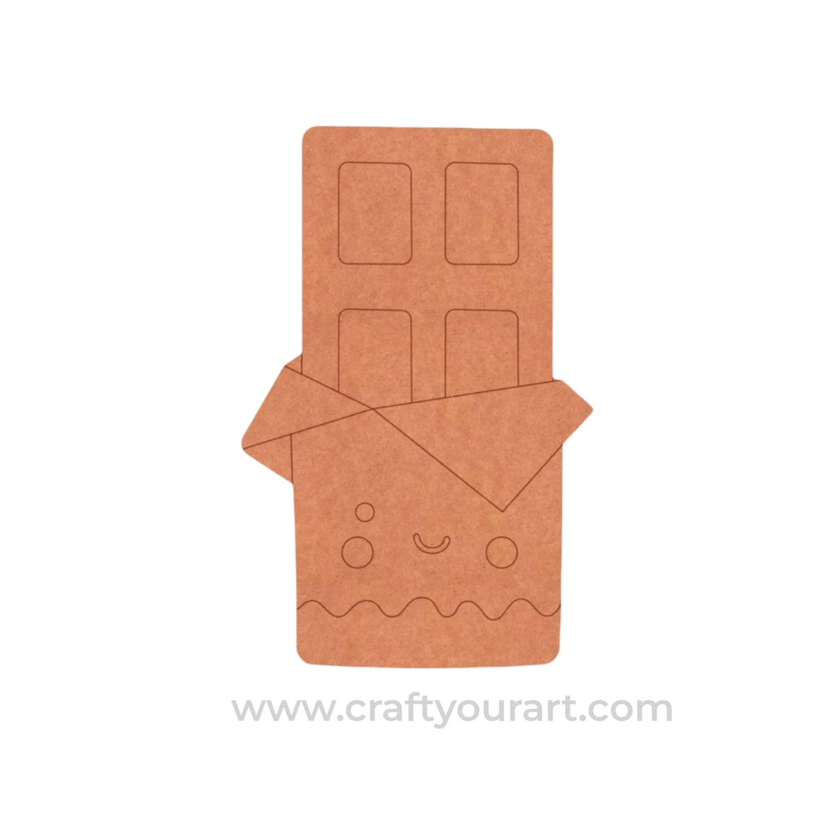 Chocolate Pre Marked MDF Design 1