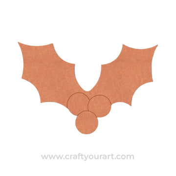 Christmas Decoration Pre Marked MDF Design 1