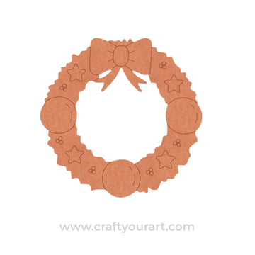 Christmas Decoration Pre Marked MDF Design 2