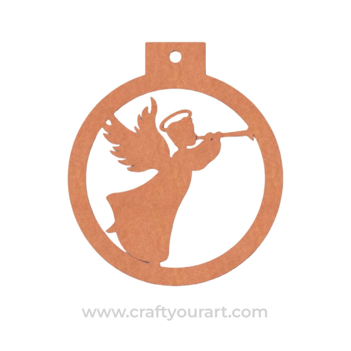 Christmas Ornament Cutout MDF Design 11