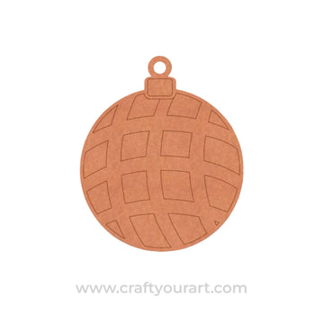 Christmas Ornament Pre Marked MDF Design 1