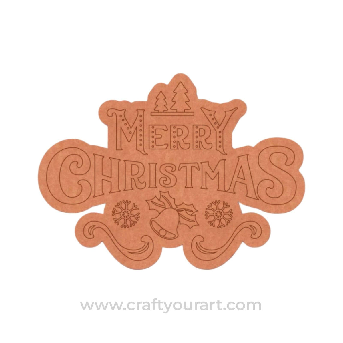 Christmas Pre Marked Base MDF Design 1